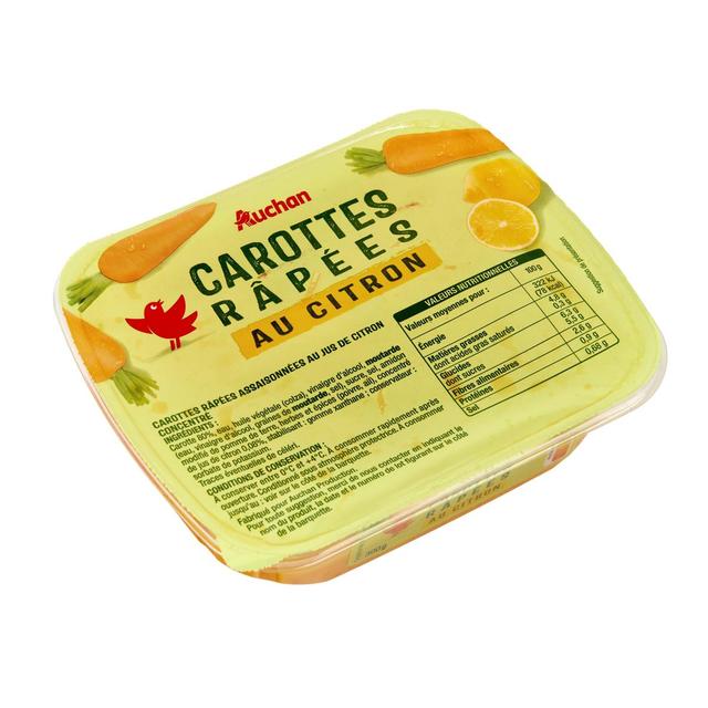 3596710484140 - Auchan - Carottes Râpées au Citron