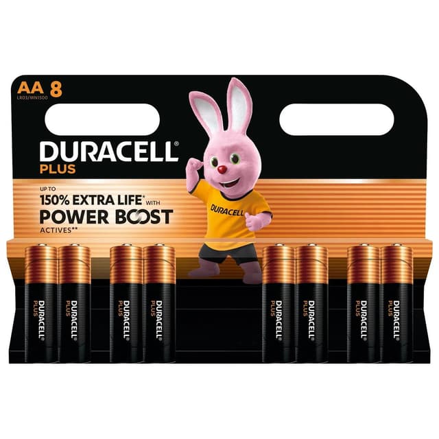 5000394176140 - Duracell - 8 piles LR06 / AA Plus powerboost