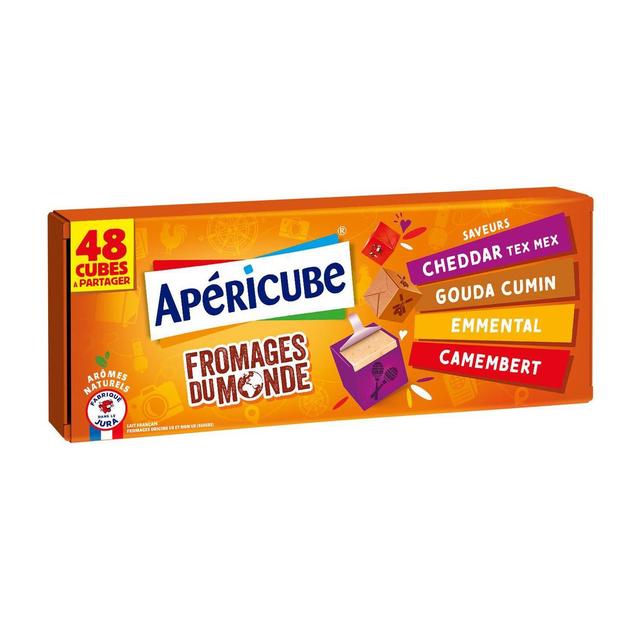 3073781216240 - Apéricube - Minis fromages, Fromages du Monde