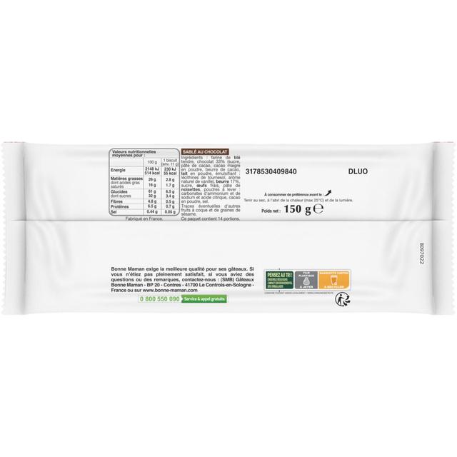 3178530409840 - Bonne Maman - Sablé tout Chocolat