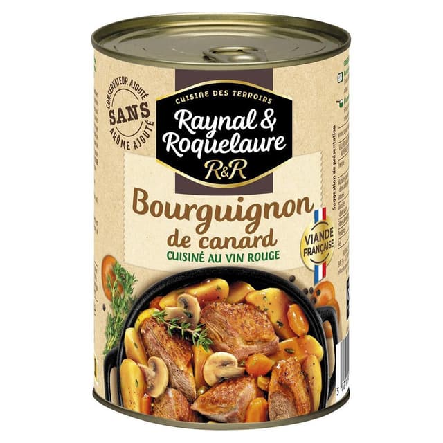 3021690030341 - Raynal et Roquelaure - Bourguignon de Canard au Vin Rouge