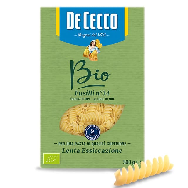 8001250060341 - De Cecco - Pâtes Fusilli Bio N°34 Premium