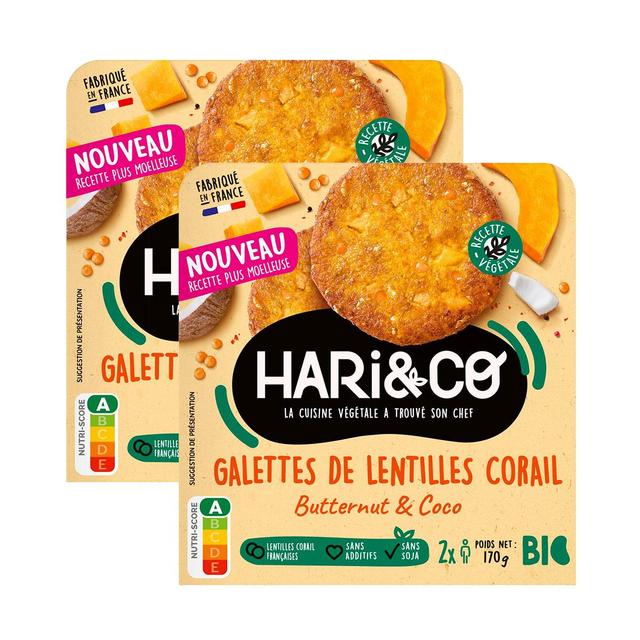 2050000400841 - HARI&CO - Galettes Lentilles Corail Bio