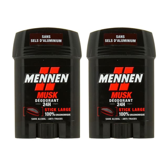 2050000342141 - Mennen - Déodorant stick 24h large parfum musk