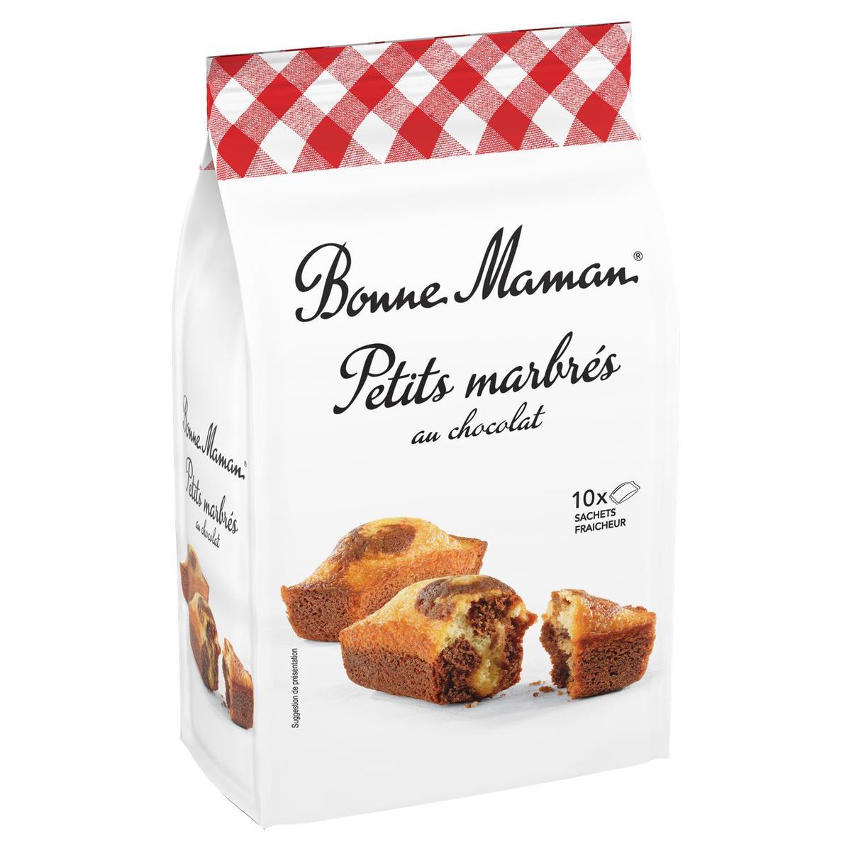 3178530412741 - Bonne Maman - Petit marbré au chocolat x10