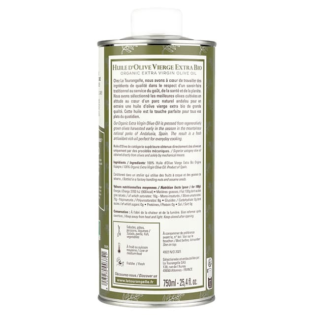 3245270003741 - La Tourangelle - Huile d'Olive Vierge Extra Classique Bio 