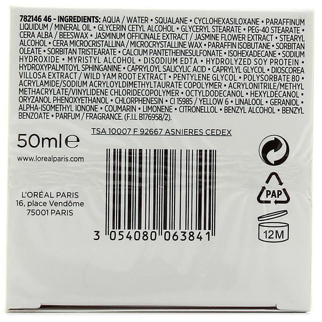 3054080063841 - L'Oréal - Crème de nuit âge perfect