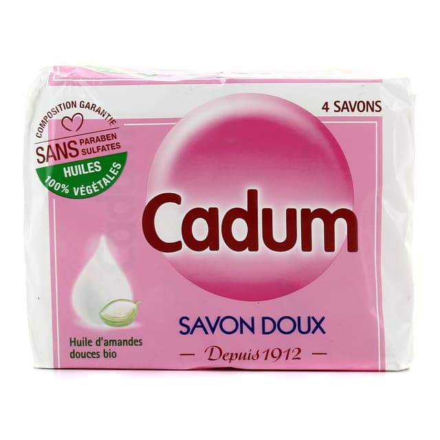3760099593841 - Cadum - Savon doux à l'huile d'amandes douces Bio