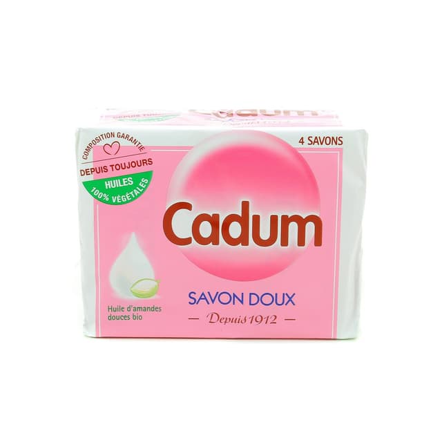 3760099593841 - Cadum - Savon doux à l'huile d'amandes douces Bio