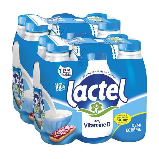 2050000404641 - Lactel - Lait demi-écrémé 1,5% mg vitamine D