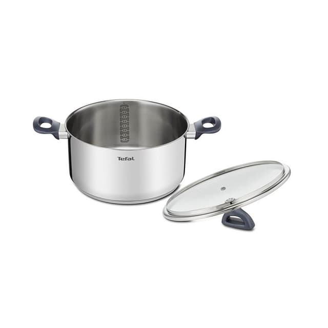 3168430275041 - Tefal - Faitout 20 cm inox + couvercle