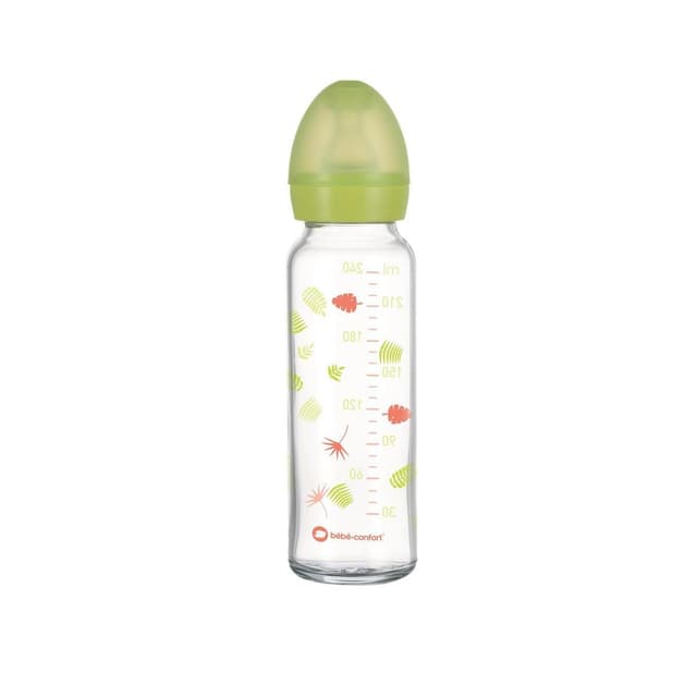 3220660317141 - Bébé Confort - Biberon en verre col étroit 3 vitesses Jungle vibes