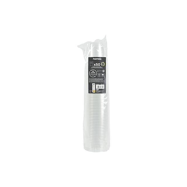 3574380667841 - Homea - Gobelets demi-pinte en PP reutilisable 33CL