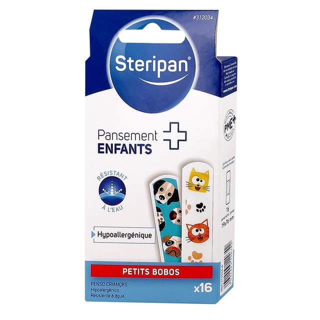 3031443120342 - Steripan - Pansements lavables enfants