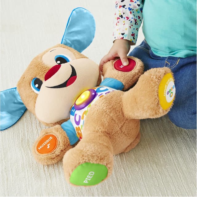0887961612042 - Fisher-Price - Peluche interactive Puppy Eveil progressif- FPM44