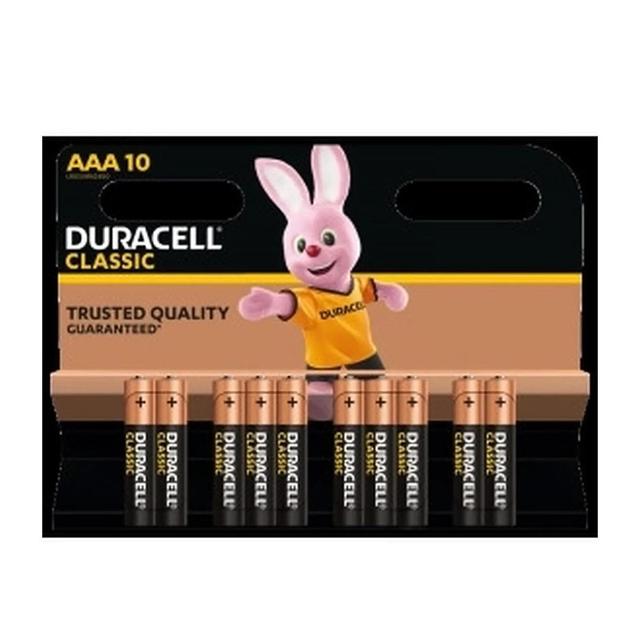 5000394133242 - Duracell - 10 Piles LR03 / AAA Alcaline Classic