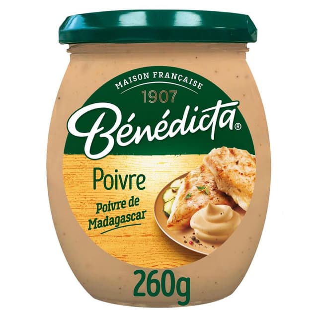 3660603004842 - Bénédicta - Sauce au Poivre de Madagascar 