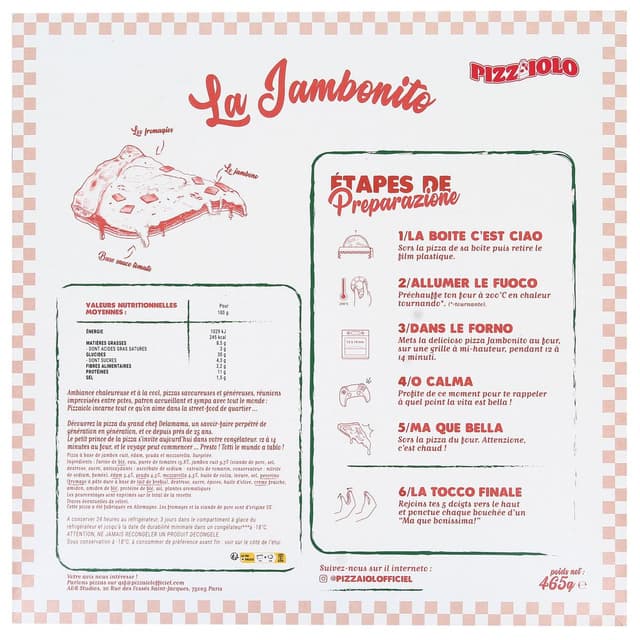 4002084345042 - PIZZAIOLO - Pizza Delamama Jambonito