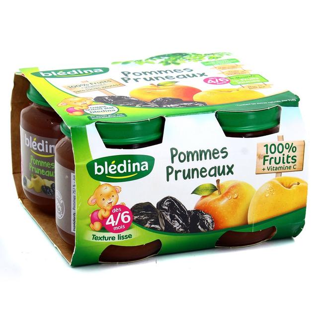3041090505942 - Blédina - Pomme pruneau Pot Bébé dès 4/6 mois 