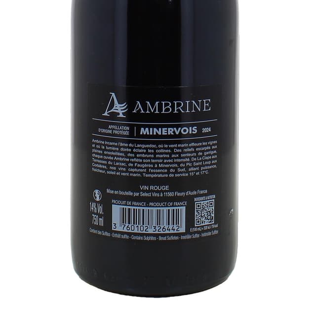3760102326442 - Minervois rouge AOP - Château La Negly
