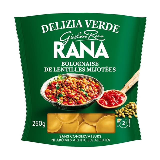 8001665726542 - Giovanni Rana - Ravioli Bolognaise de Lentilles mijotées