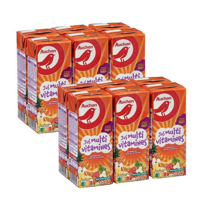2050000406942 - Auchan - Jus multivitamines à base de concentré