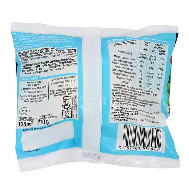 3257981936942 - Cora - Mozzarella di Buffala campana