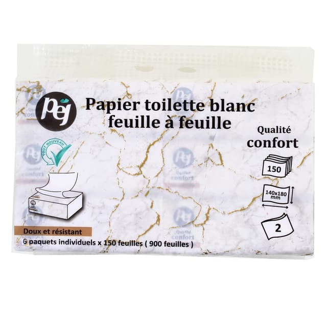3760382810143 - Pej - Papier toilette feuille à feuille