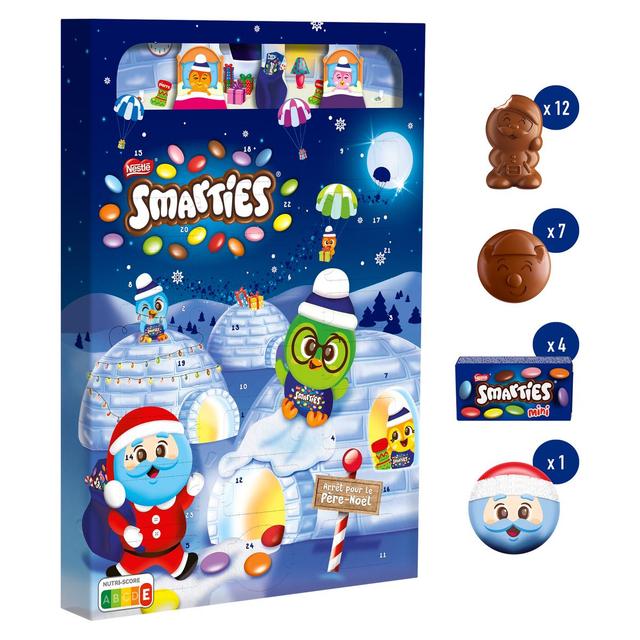 8000300410143 - Smarties - Calendrier de l'Avent Chocolat Au Lait 