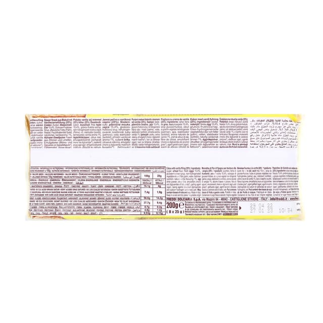 8005380010443 - Freddi - Dolcetto Biscuits fourrés Vanille 