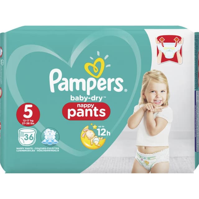 4015400841043 - Pampers Babydry Nappy Pants - Couches culottes T5 12/17kg
