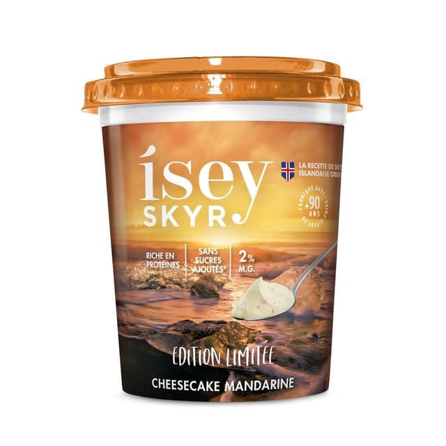 5690845002243 - Isey - Skyr cheesecake mandarine sans sucres ajoutés