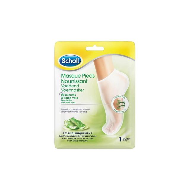 3059948003243 - Scholl - Masque Pieds Nourrissant Aloe Vera 1 paire 