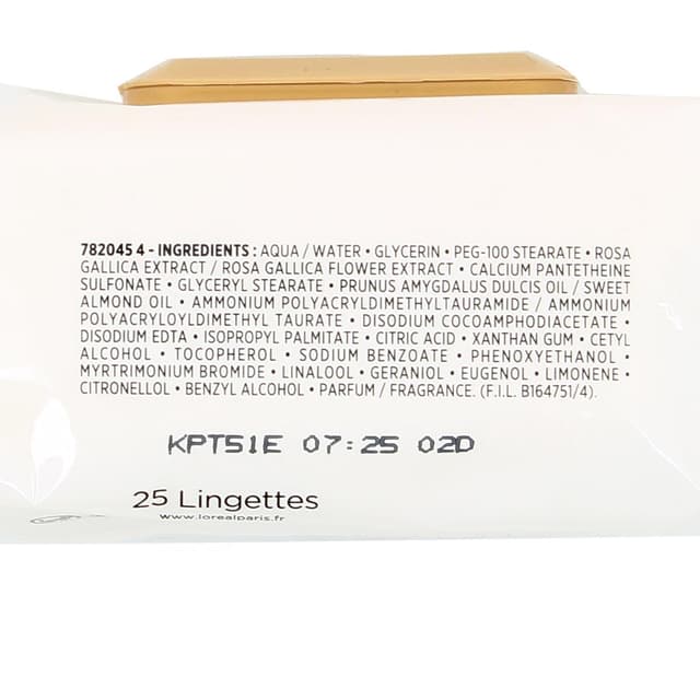 3600522783343 - L'Oréal - Lingettes démaquillantes yeux et visage Age Perfect