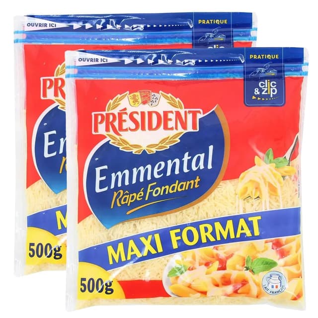 3228022940020 - Président - Emmental râpé fondant