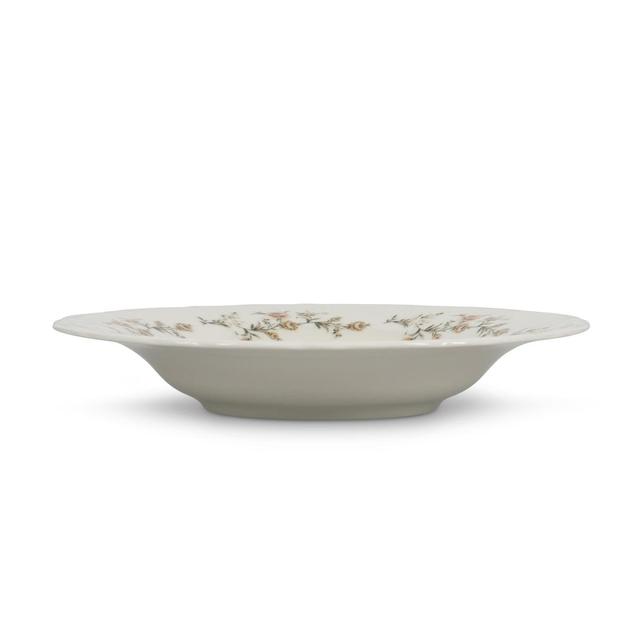 5410595774043 - Collection Retro - Assiette creuse 23,5/14xH4cm brown flower Retro