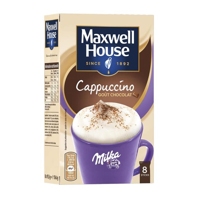 8711000495643 - Maxwell House - Cappuccino Goût Chocolat Milka