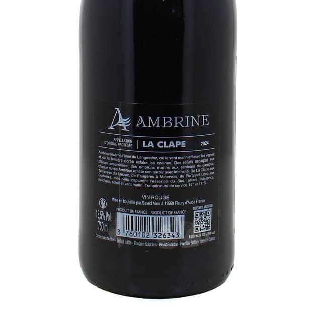 3760102326343 - La Clape AOP - Château La Negly 