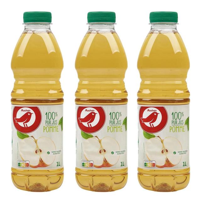 2050000406843 - Auchan - Pur jus de pomme sans sucres ajoutés