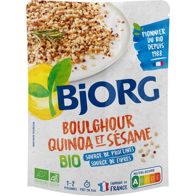 3229820787343 - Bjorg - Boulghour Quinoa Sésame Plat Cuisiné Bio