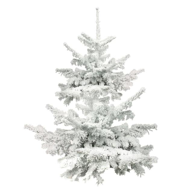 3701163800069 - Naudet - Pépinières - Sapin sur pied Epicea floqué blanc ignifugé