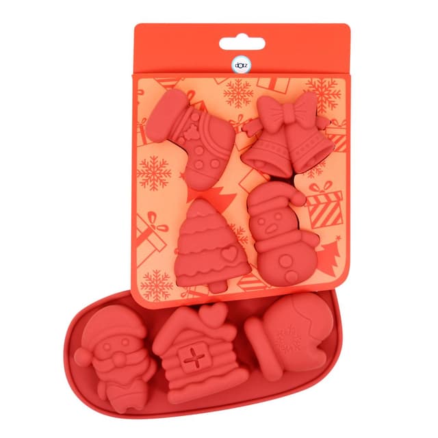 5404035729243 - Dotz - Moule à pâtisserie en silicone plat Noël