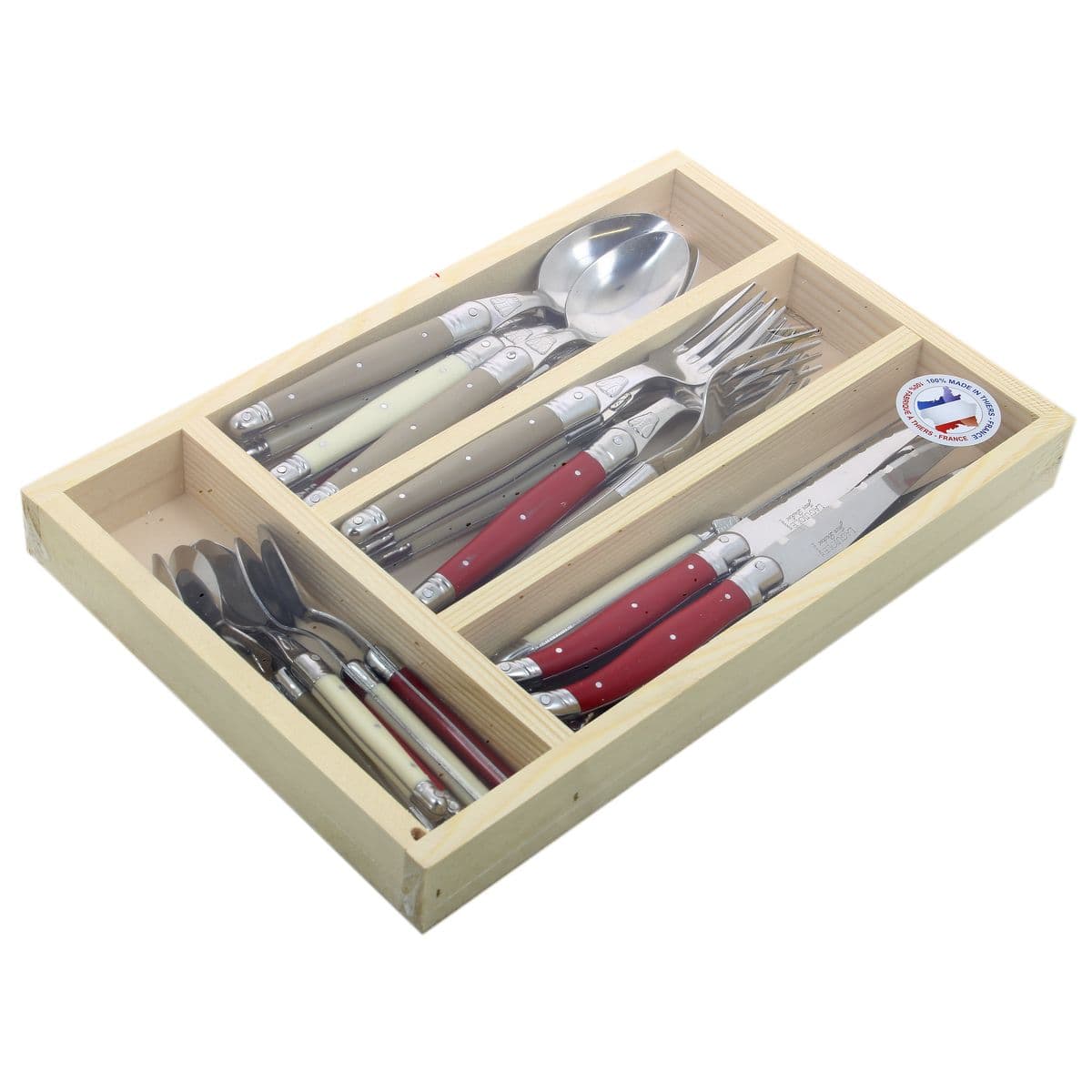 Ménagère inox 16 pcs – Laguiole Heritage | Arts de la table – Du Bruit dans la Cuisine