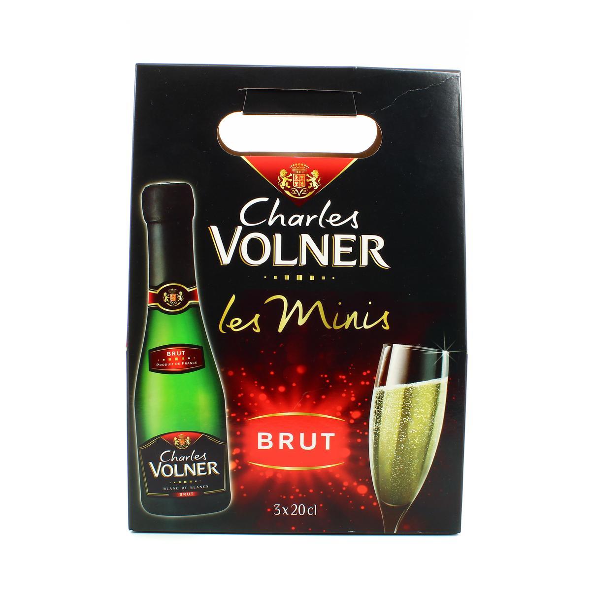 3438933001844 - Charles Volner - Vin mousseux brut blanc de blanc 12°