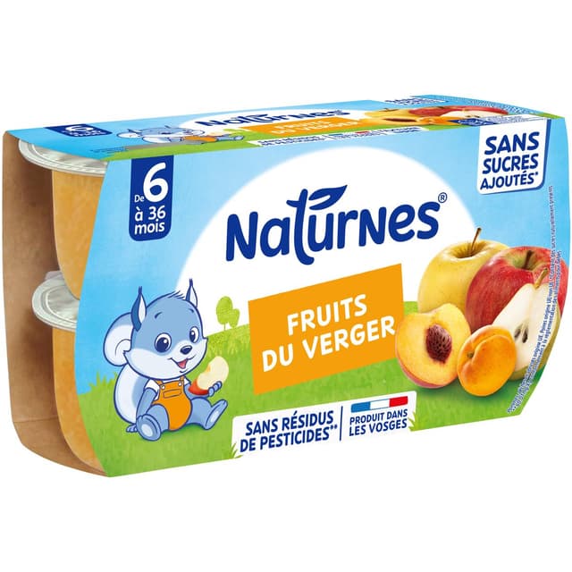 7613031552344 - Naturnes® - Fruits du verger Bol Bébé Dès 6 mois