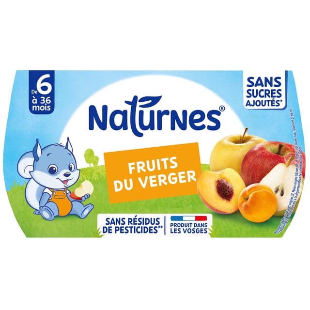 7613031552344 - Naturnes® - Fruits du verger Bol Bébé Dès 6 mois