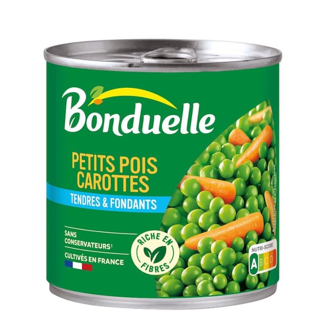 3083681192544 - Bonduelle - Petits pois carottes tendres et fondants