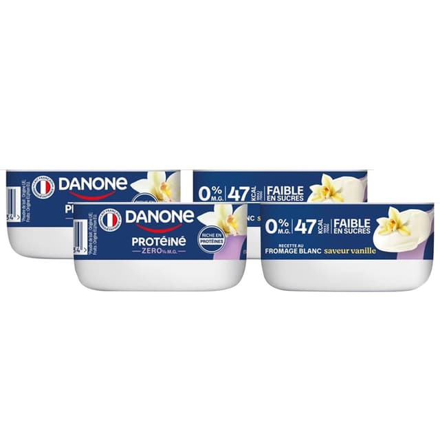 3033492140371 - Danone - Fromage Blanc Protéiné Vanille 0%mg