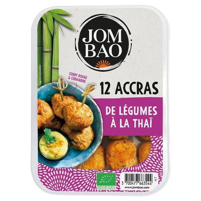3700477663544 - Jom Bao - Accras de légumes à la thaï bio