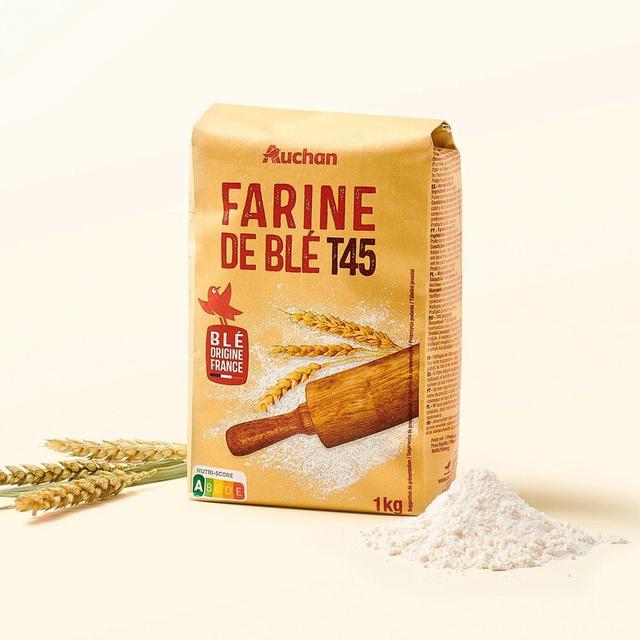 3596710514144 - Auchan - Farine de blé Fluide T45
